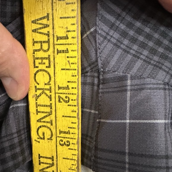 Fila Sport‎ Golf Shorts Men's Sz 36 Black Plaid Chino Lightweight - Picture 8 of 9